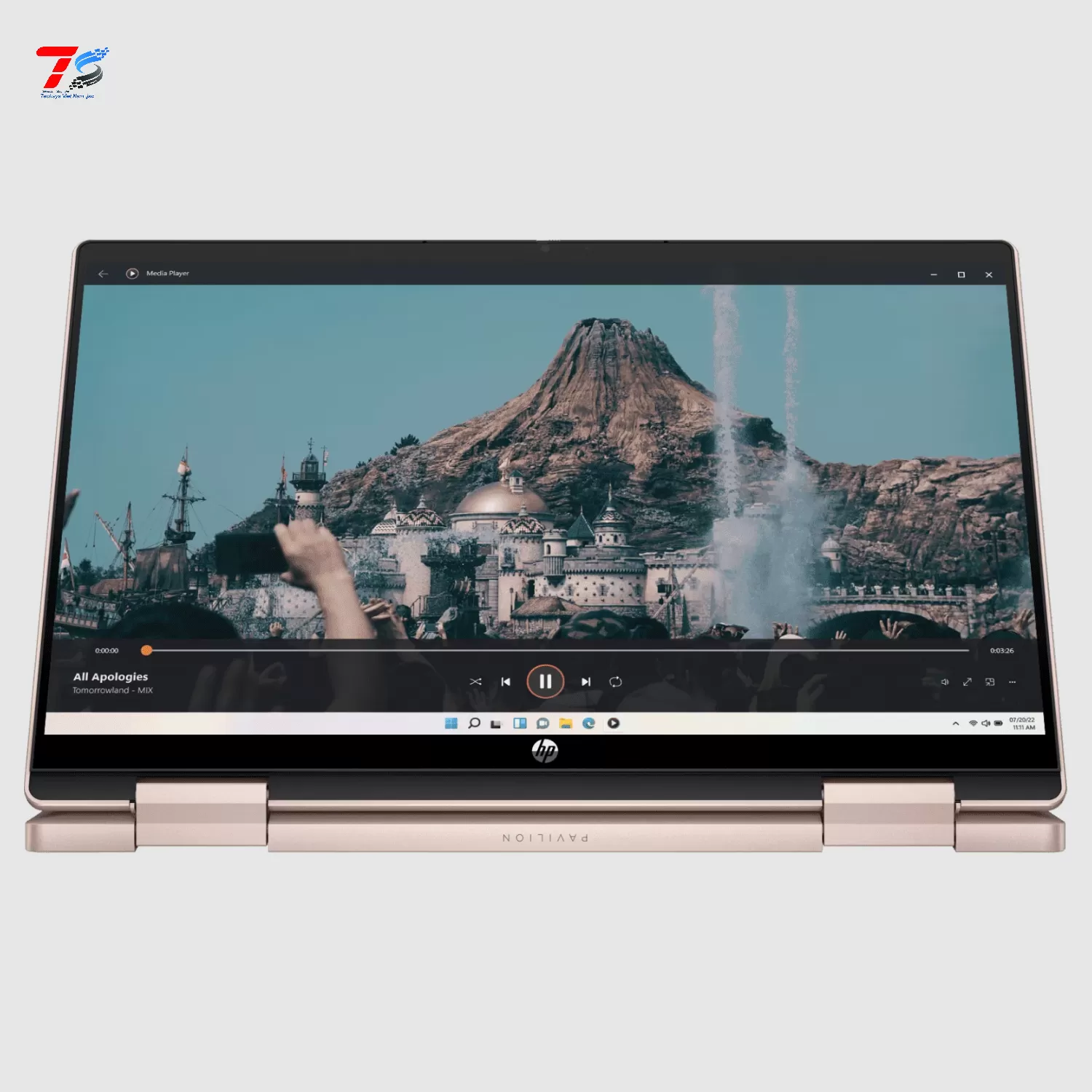 Máy tính xách tay HP Pavilion X360 14-ek1048TU i5-1335U/8G/ 512G/ 14.0FHDT/PEN/W11SL/VàNG (80R26PA)